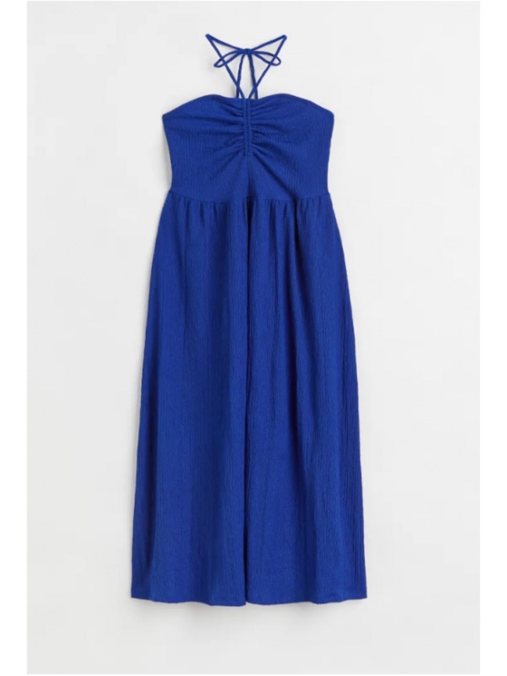 H&M Strapless Maxi Skirt in Cobalt Blue